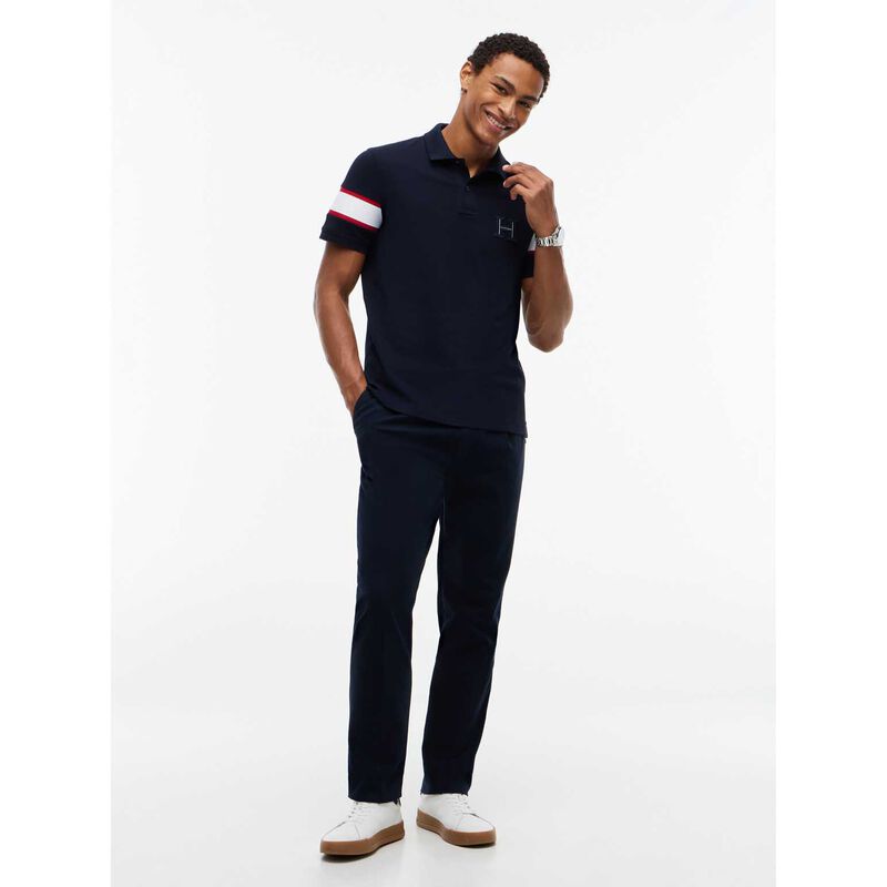 Tommy Hilfiger Regular Fit Logo Stripe Polo Shirt image number 3